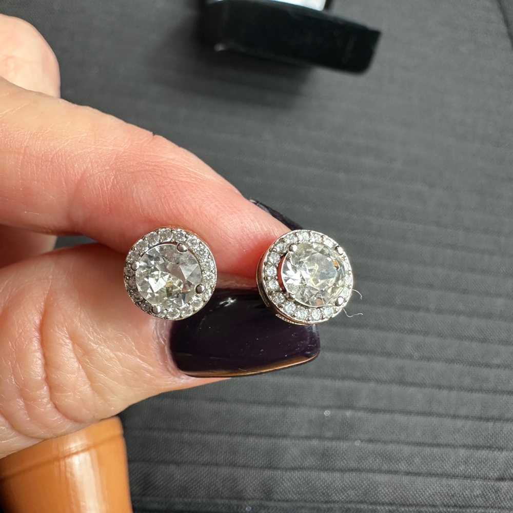 Elegant Silver Stud Earrings